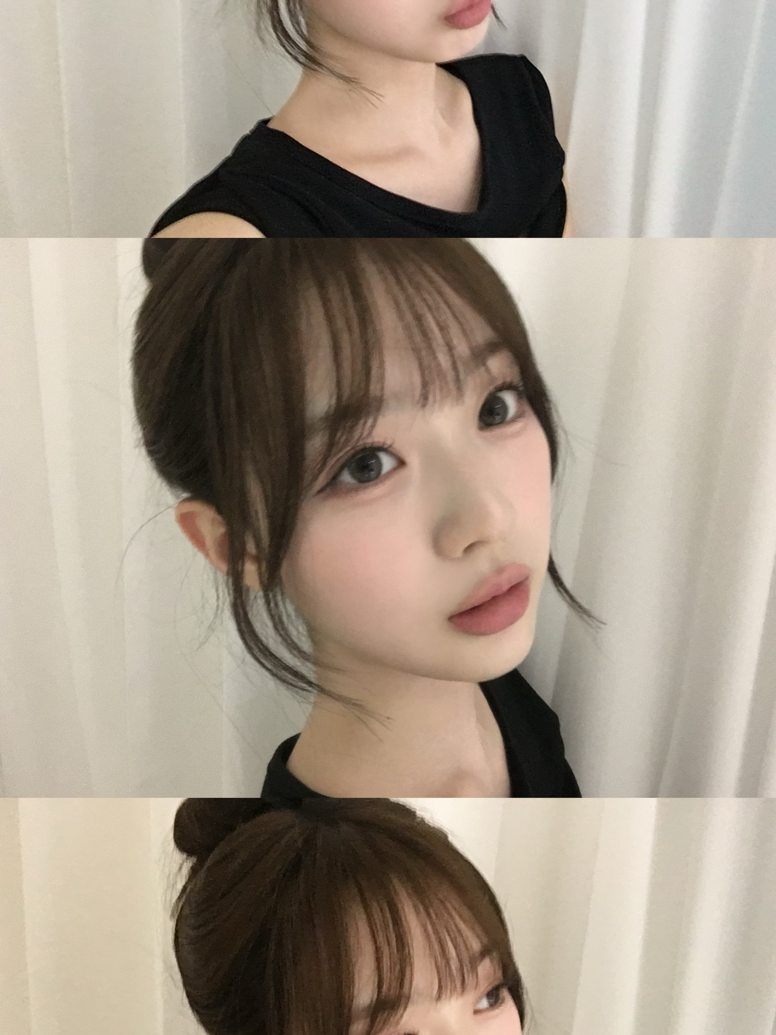 똥머리 입니다