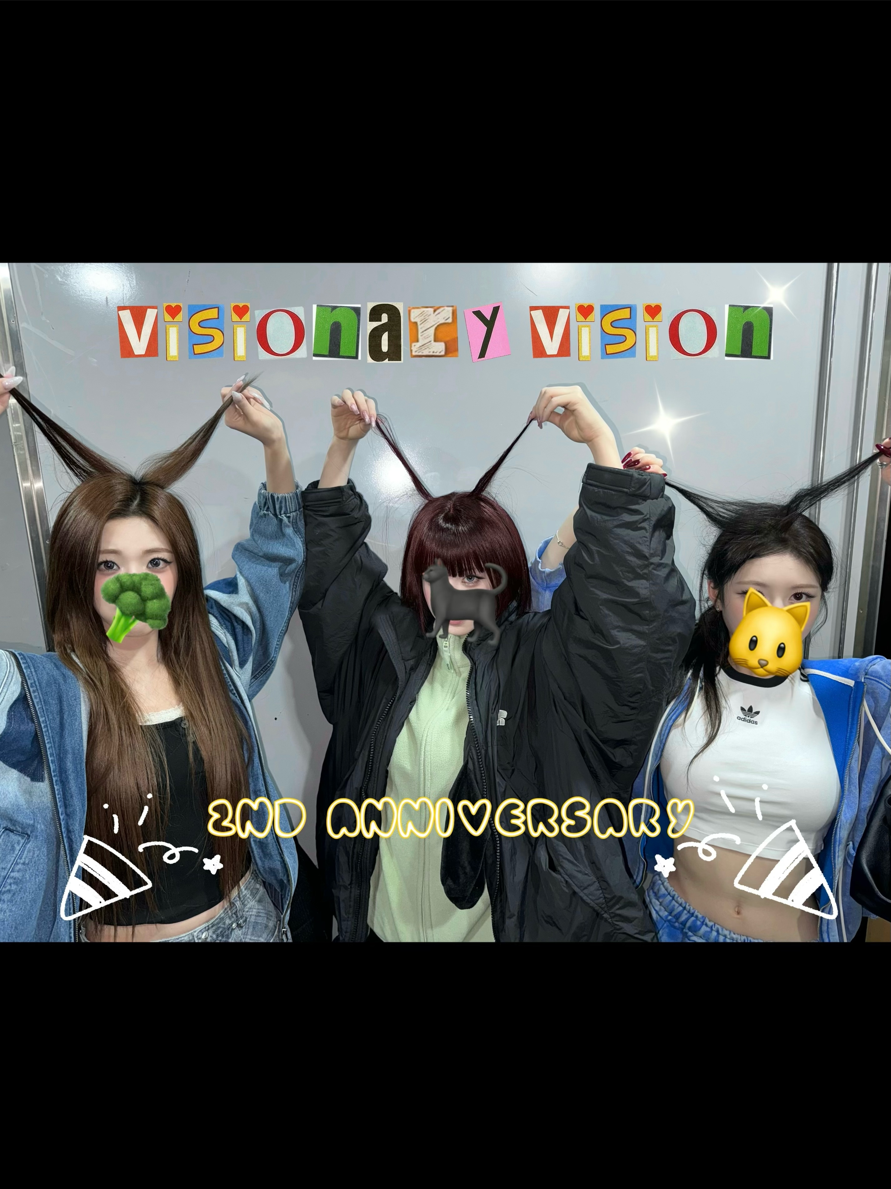 VV에서 유일하게 남은 단발즈야 🐶🐱🐈‍⬛
2주년 축하해🎉